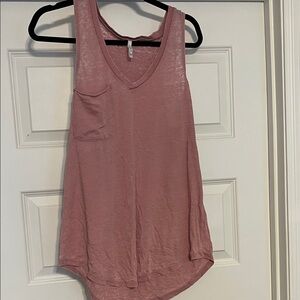 Z Supply Mauve Tank Top with Pocket